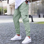 Journeying Workwear Casual Pants Drawstring Elastic Waist Track Pants