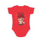 Toddler 1 Piece My God Baby Bodysuit - Trust in Him - Cute Fox Designed Onesies