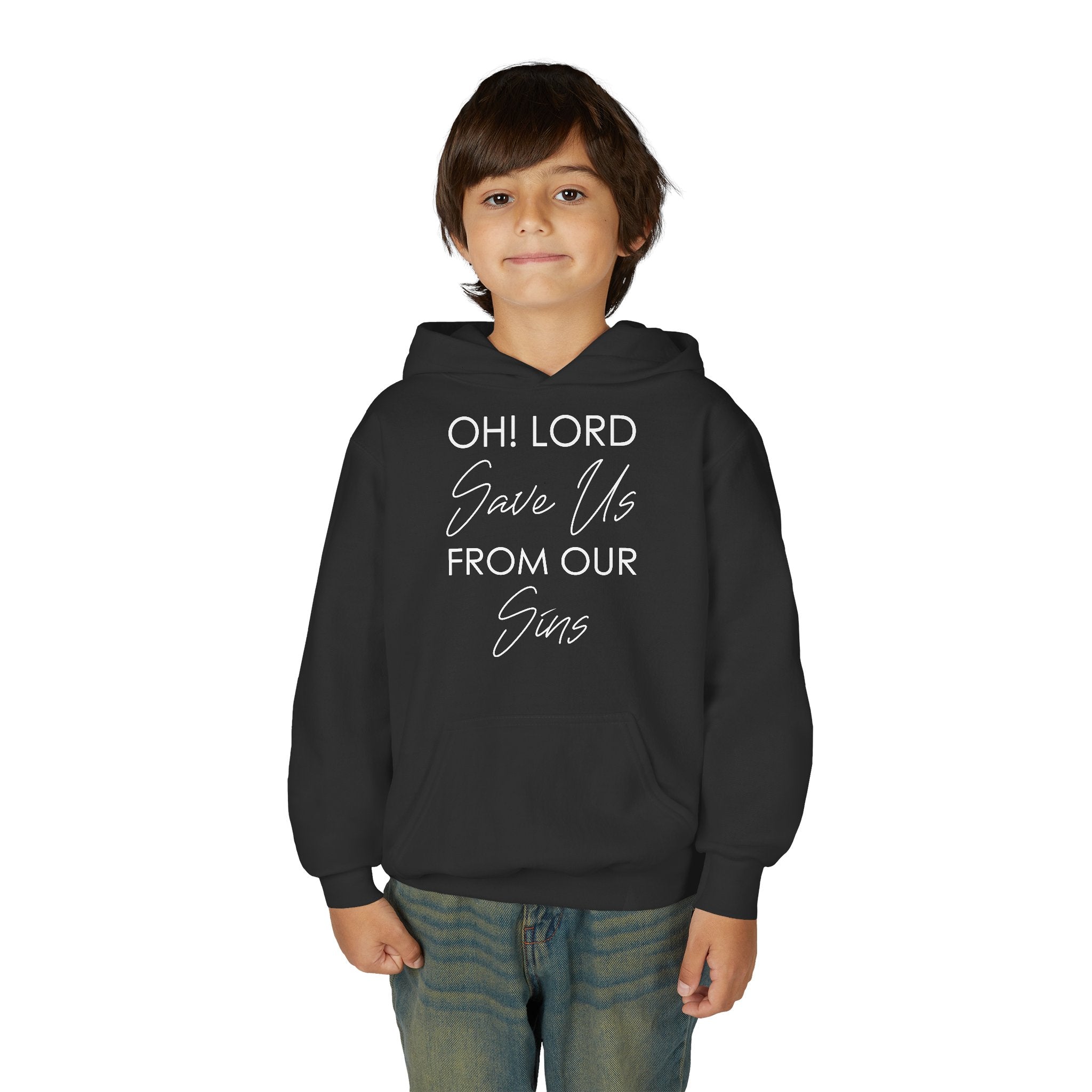 Lord Save Us Youth Hoodie | Christian Kids Sweatshirt | ST. VON'S FLAIR