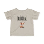 Infant Tee "I am Chosen" Cute Fawn Christian Baby Shirt