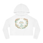 A Mother's Embrace — Women's Cropped Poetry Hoodie| Pullover Long Sleeve