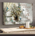 Jesus Canvas Hummingbird I'm With You Inspiration Canvas Home Office Wall Art