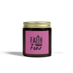 Aromatic Faith Over Fear Scented Candle Relaxing Wax Unscented and Scented Fumes