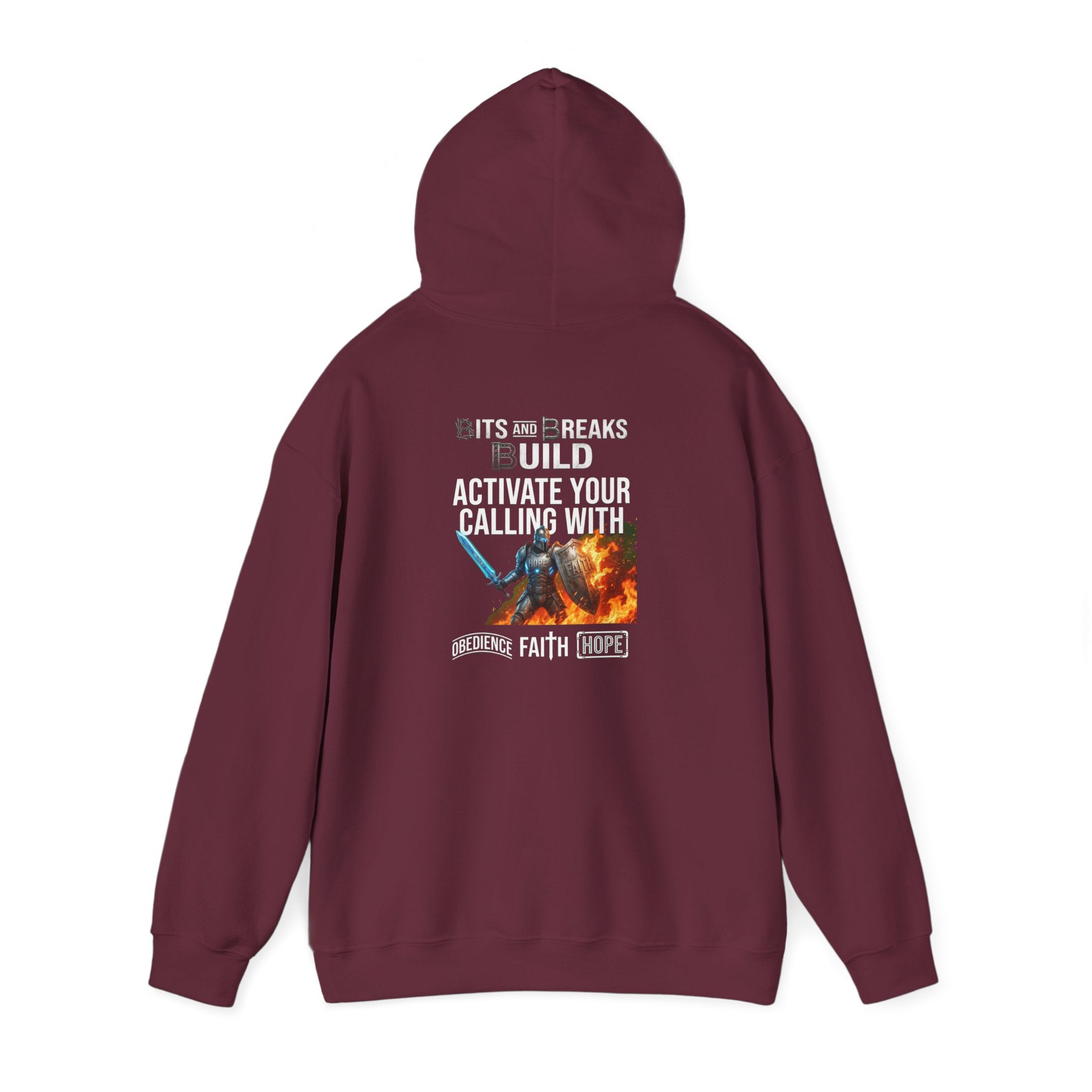 Faith & Hope Hoodie | Obedience, Faith, Hope Christian Pullover | ST. VON'S FLAIR