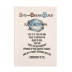 Hebrews 12:15 Resolution Hardcover Journal | Christian Motivational Notebook | ST. VON'S FLAIR