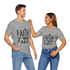 Faith over Fear Unisex Jersey Short Sleeve Tee