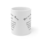 Biblical Verse Inspiration Love Ceramic Coffee Tea Cups, 11oz, 15oz