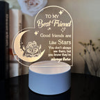 3D Heart Shaped Night Lamp - USB LED Table Light with Blessings | ST. VON'S FLAIR