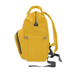 Multifunctional Diaper Backpack, Yellow