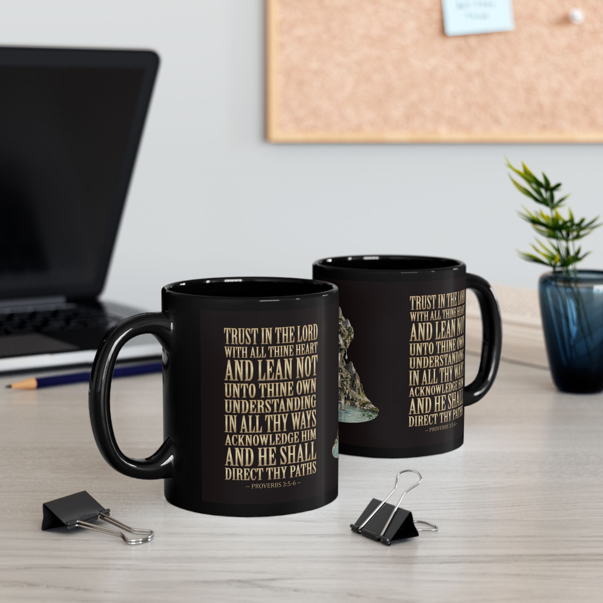 Trust in the Lord | 11oz Black Ceramic Mug