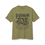Love | Colossians 3:14 Unisex Garment-Dyed Heavyweight Tee | Kindness, Humility & Patience | ST. VON'S FLAIR