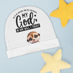 Little Muskrat Baby Beanie Winter Ski Hat Knitted Unisex Cuffed Covering for Infants