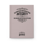 Proverbs Integrity Hardcover Matte Journal | Motivational Affirmation Notebook | Christian Gift for Women & Men | ST. VON'S FLAIR