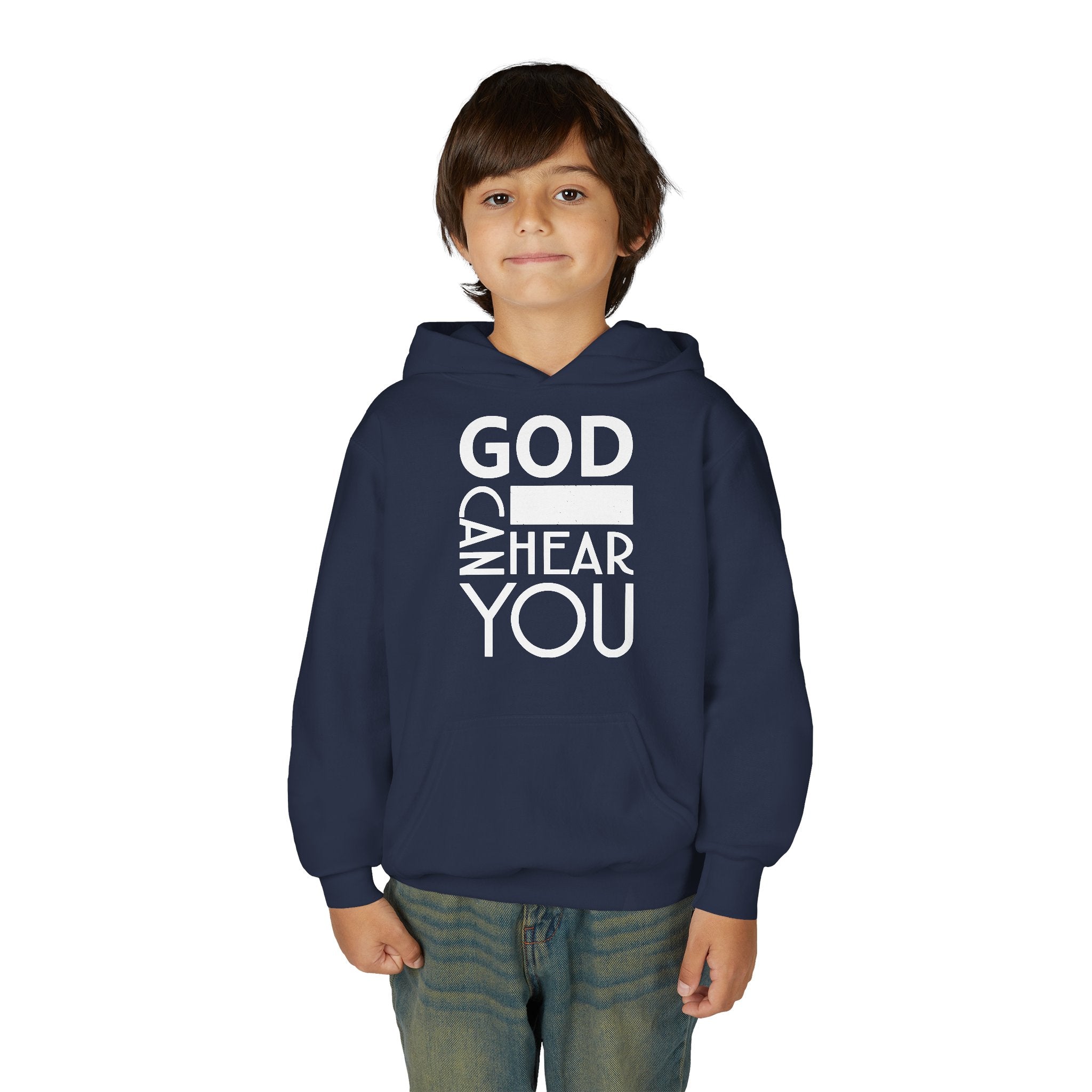 God Can Youth Hoodie Christian Sweatshirt Unisex Children Clothing