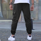 Journeying Workwear Casual Pants Drawstring Elastic Waist Track Pants