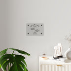 Ephesians 2:8-9 Saving Graph  Acrylic Wall Art Panels - Faith, Home Decor, Religious Gifts, Motivational Artwork, Office Decor