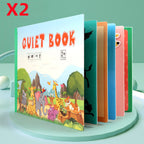 Quiet Books Children's Educational Toys Repeatedly Pasted Books to Read