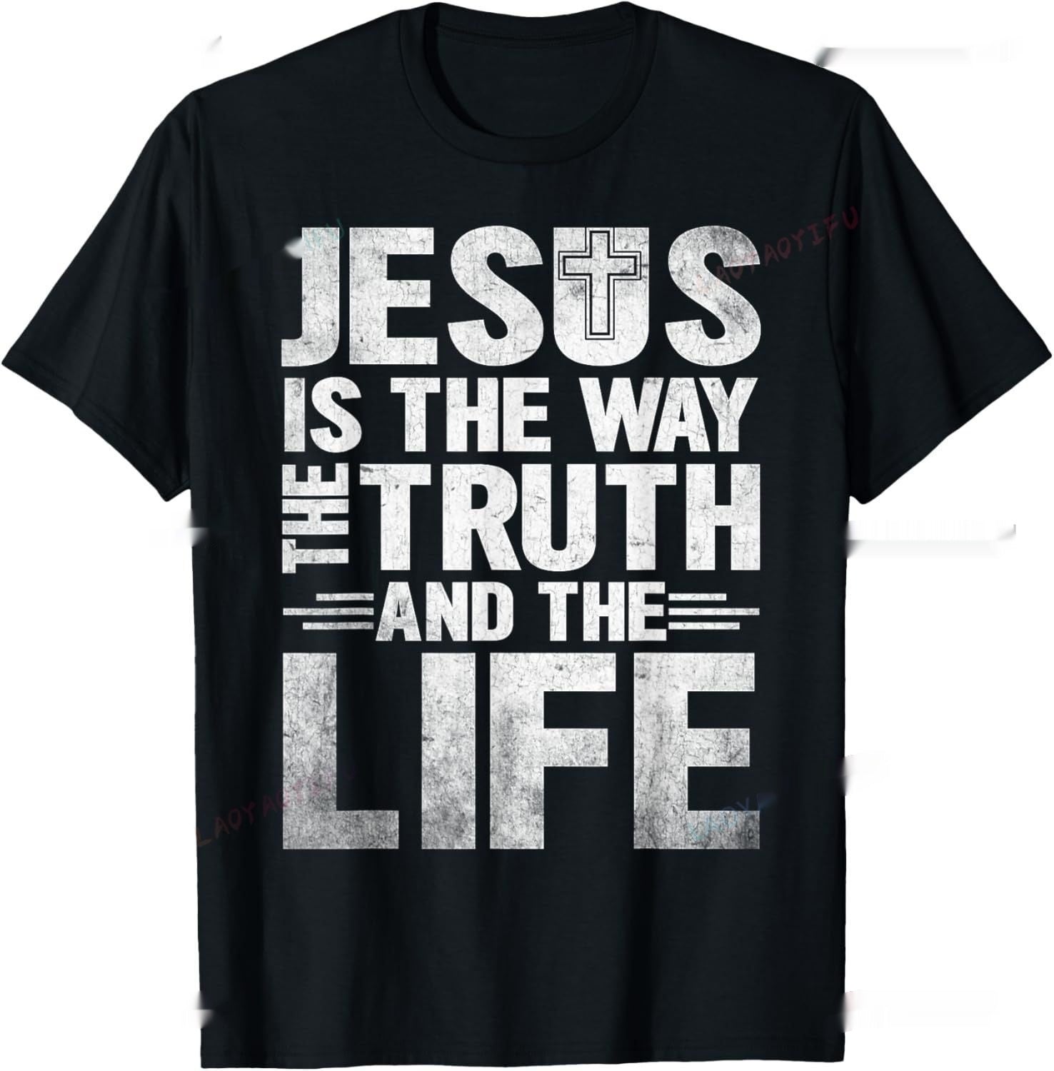 Christian T Shirt Jesus Pull-over The Way Truth Women Men Kids