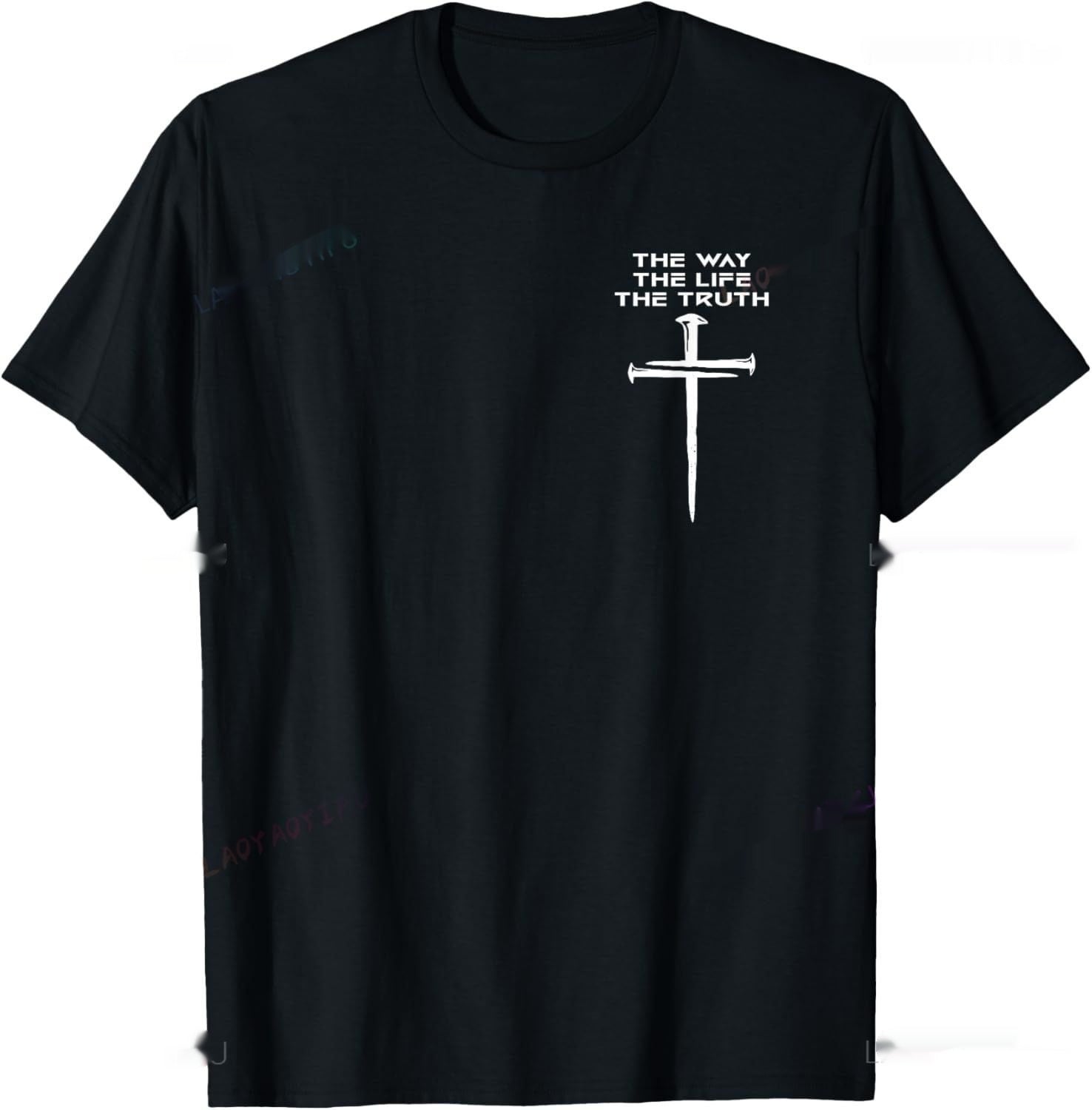 Christian T Shirt Jesus Pull-over The Way Truth Women Men Kids