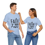 Faith over Fear Unisex Jersey Short Sleeve Tee