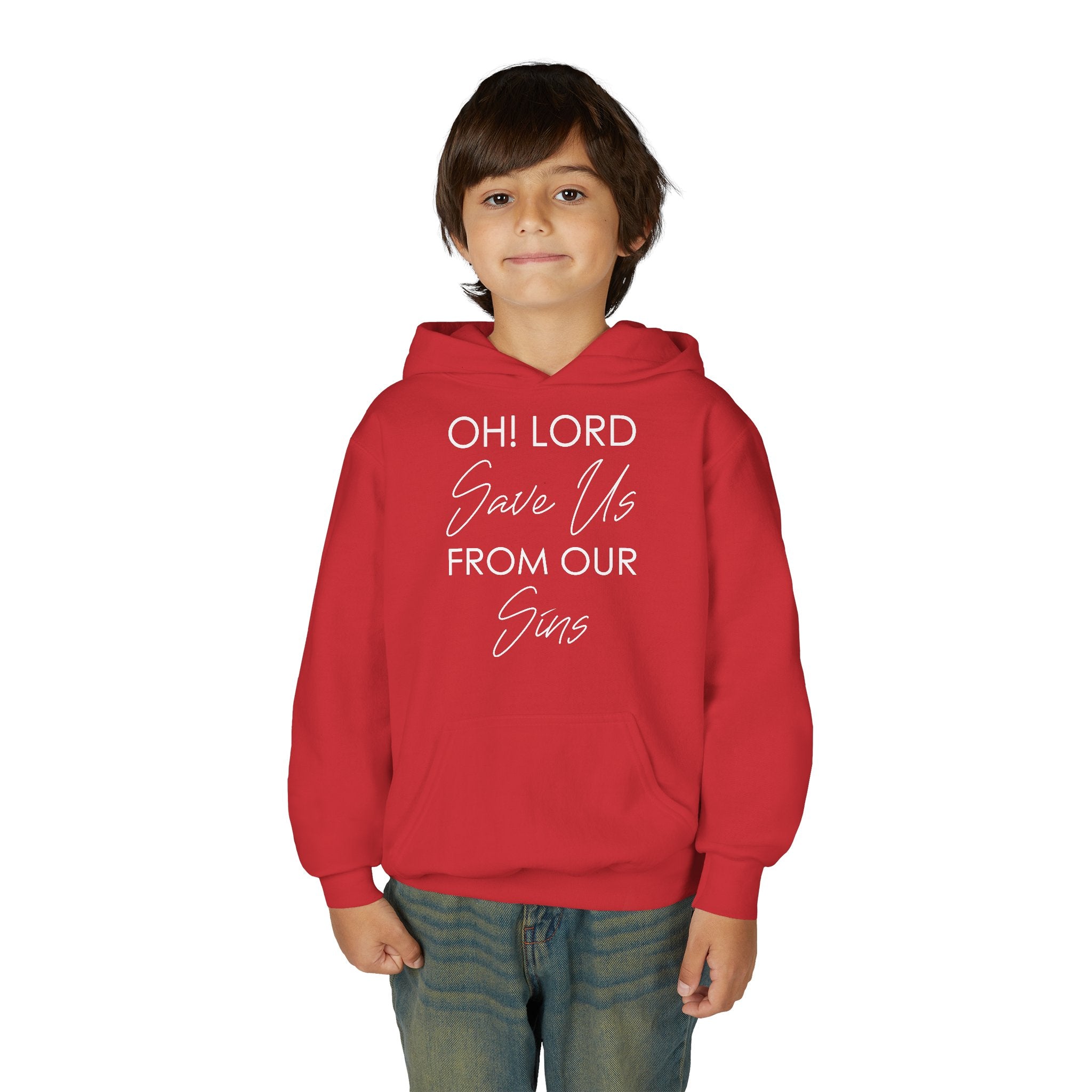 Lord Save Us Youth Hoodie | Christian Kids Sweatshirt | ST. VON'S FLAIR