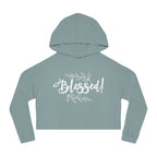 Blessed Cropped Hoodie | Women's Faith-Inspired Pullover | ST. VON'S FLAIR