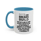 2 Corinthians 9:8 Accent Coffee Mug | Faith Two-Tone Ceramic Mug | ST. VON'S FLAIR