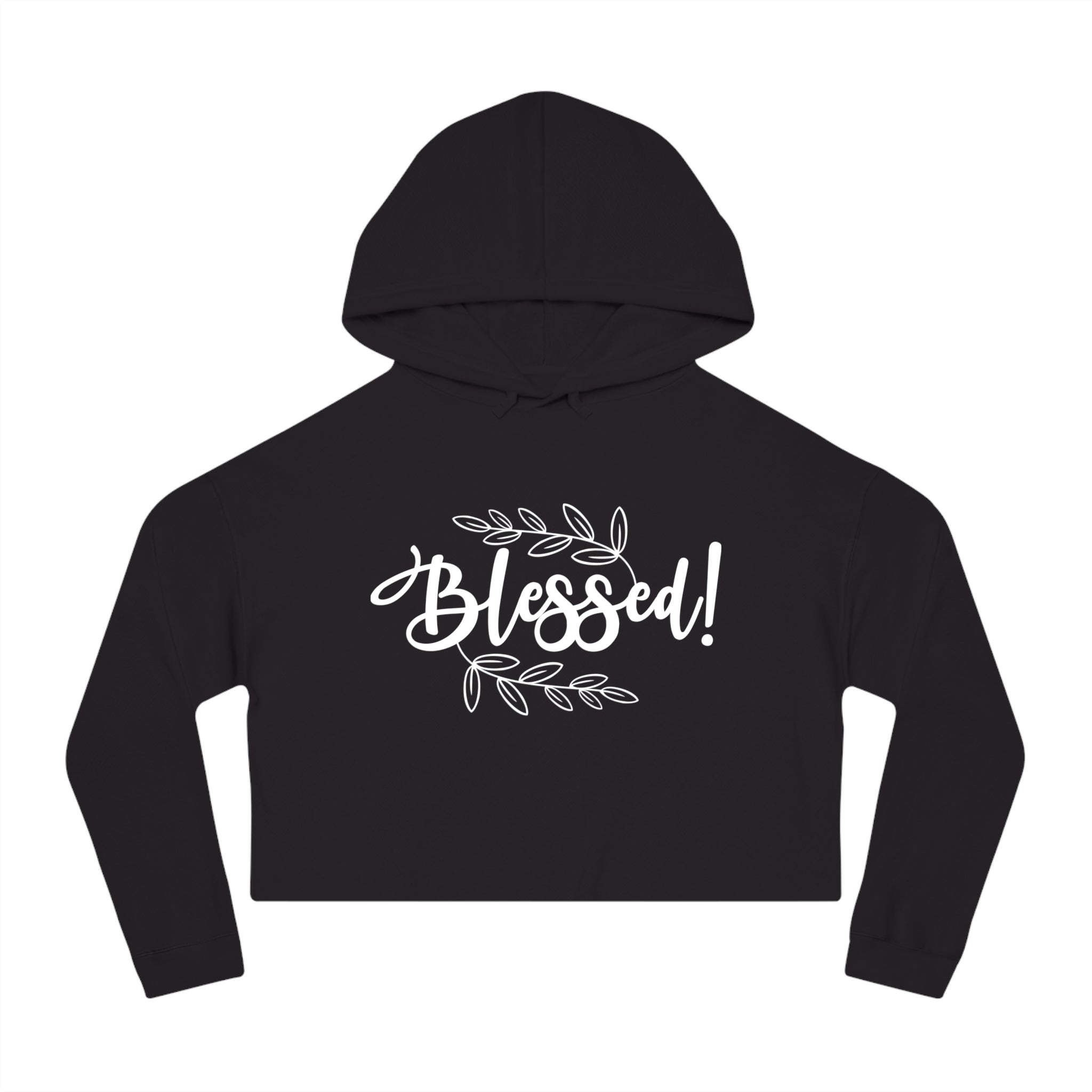 Blessed Cropped Hoodie | Women's Faith-Inspired Pullover | ST. VON'S FLAIR