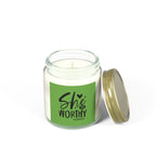 Aromatic She's Worthy Scented Candle Relaxing Wax Unscented and ScentedFumes