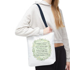 "A Lullaby on Wings Unseen" Tote Bag | ST. VON'S Poetic Lines