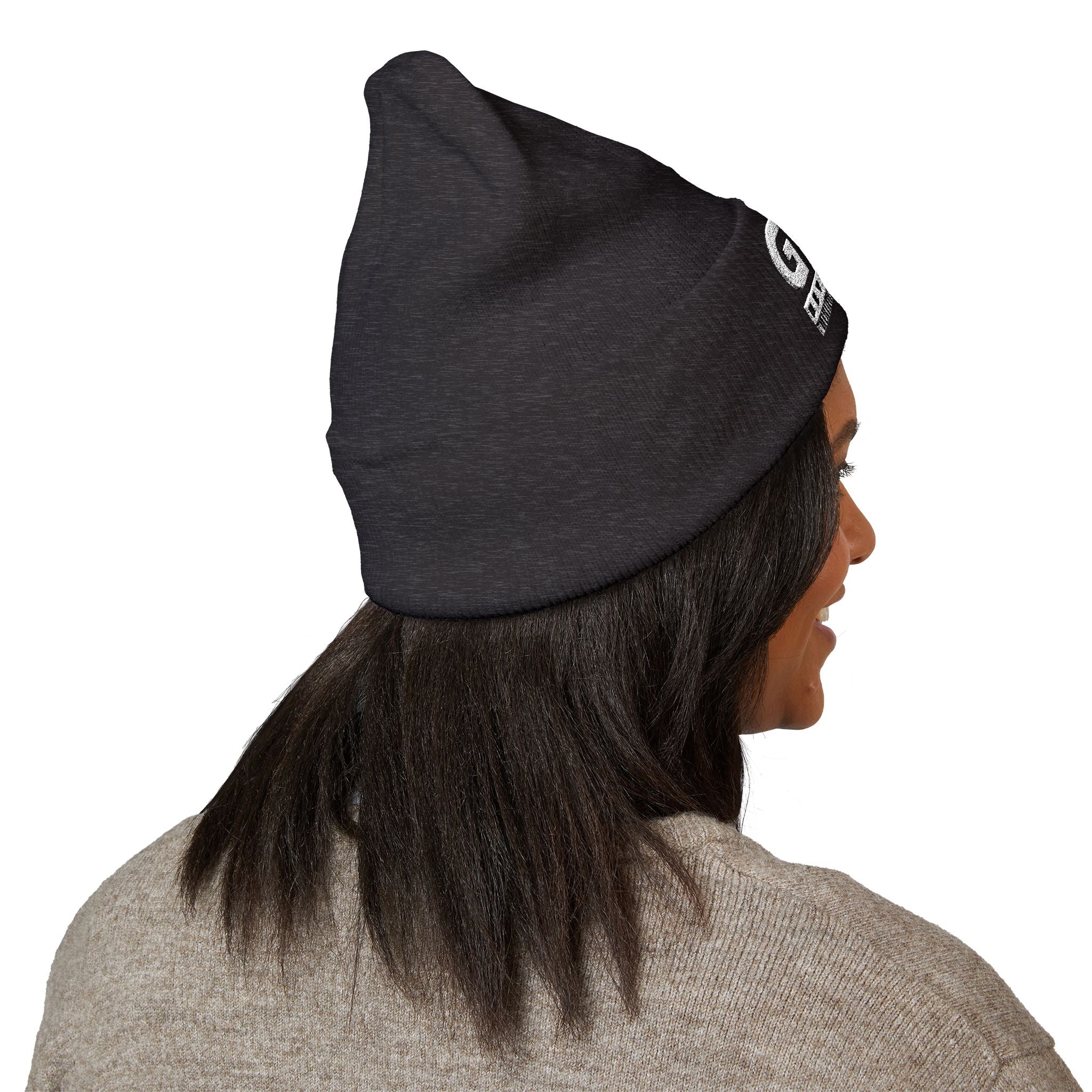 SEO Title: God Never Fails Embroidered Cuffed Beanie | Joshua 21:45 Faith Hat | ST. VON'S FLAIR