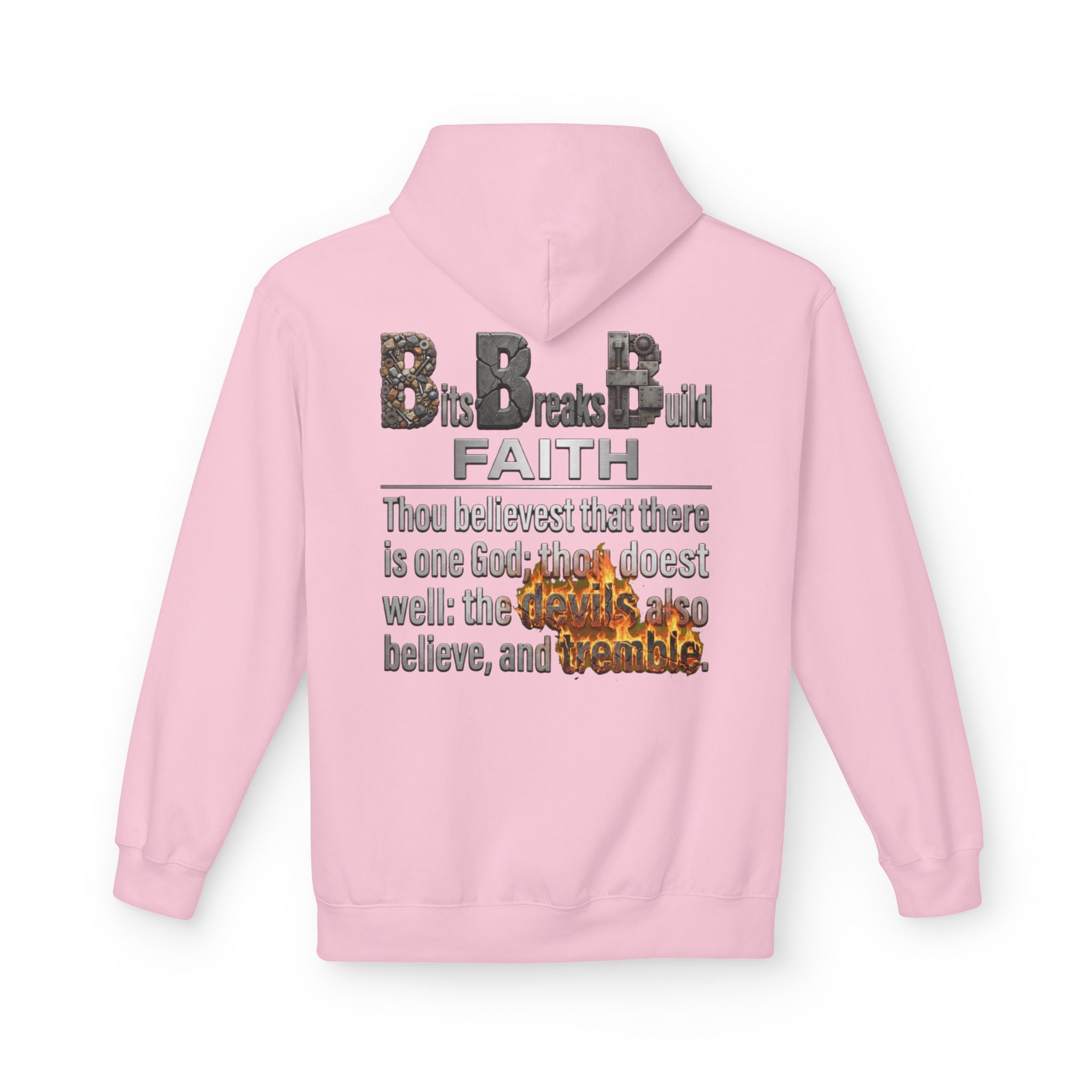 Faith Hoodie | James 2:19 "Thou Believest" Christian Scripture Pullover | ST. VON'S FLAIR