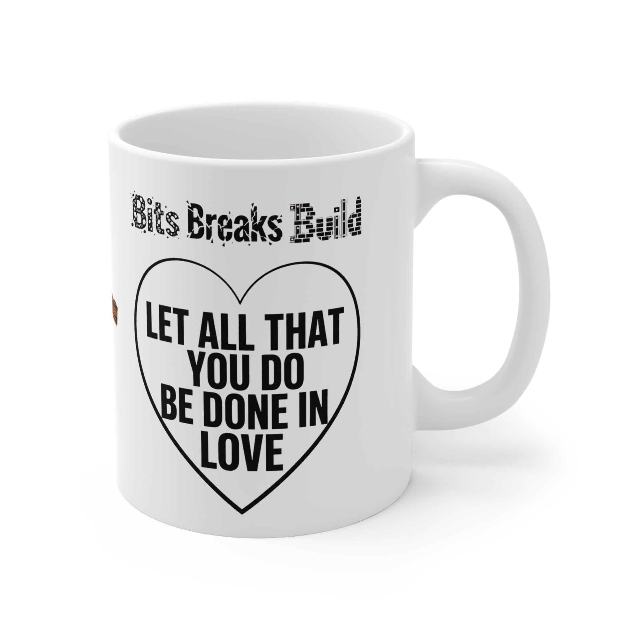 Biblical Verse Inspiration Love Ceramic Coffee Tea Cups, 11oz, 15oz