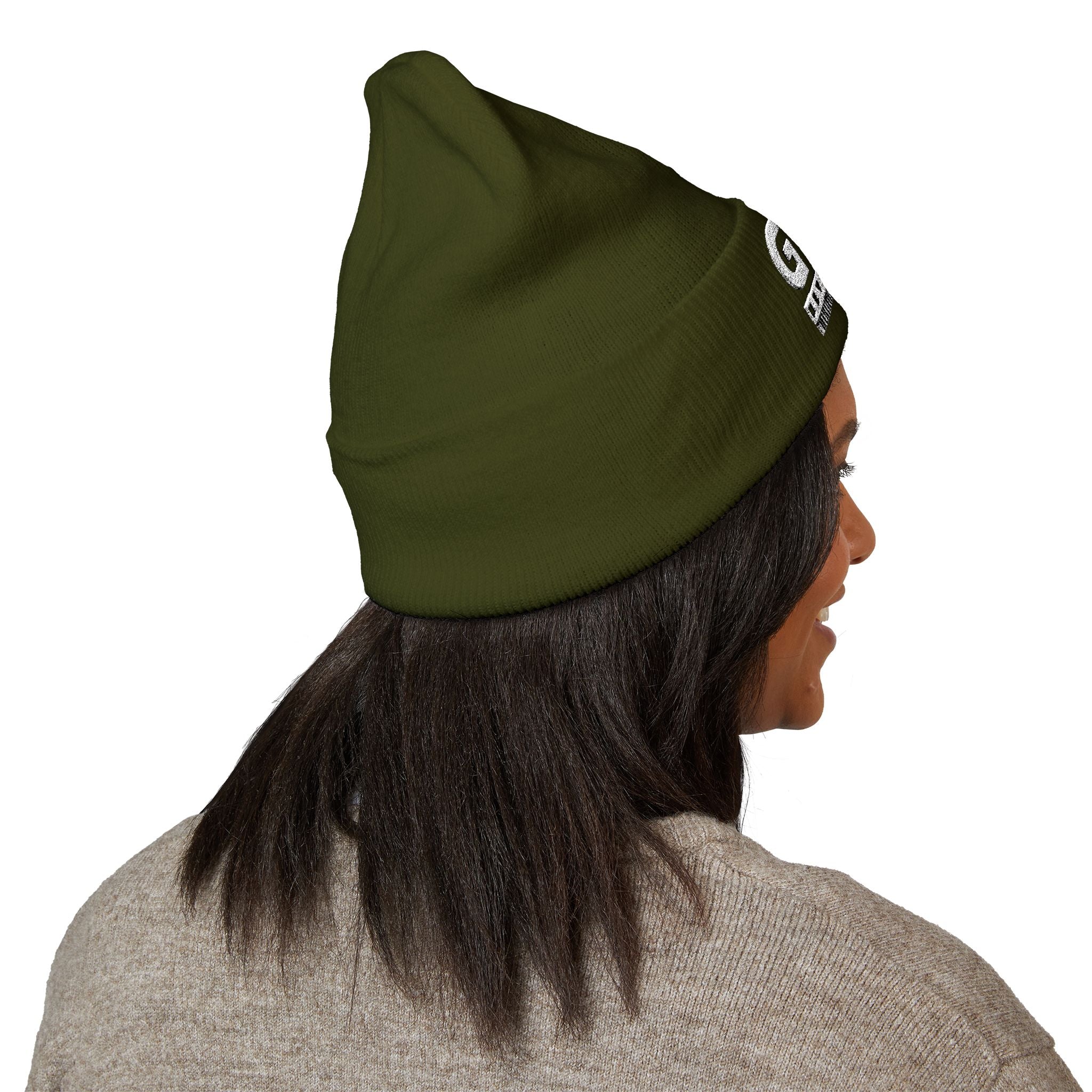 SEO Title: God Never Fails Embroidered Cuffed Beanie | Joshua 21:45 Faith Hat | ST. VON'S FLAIR