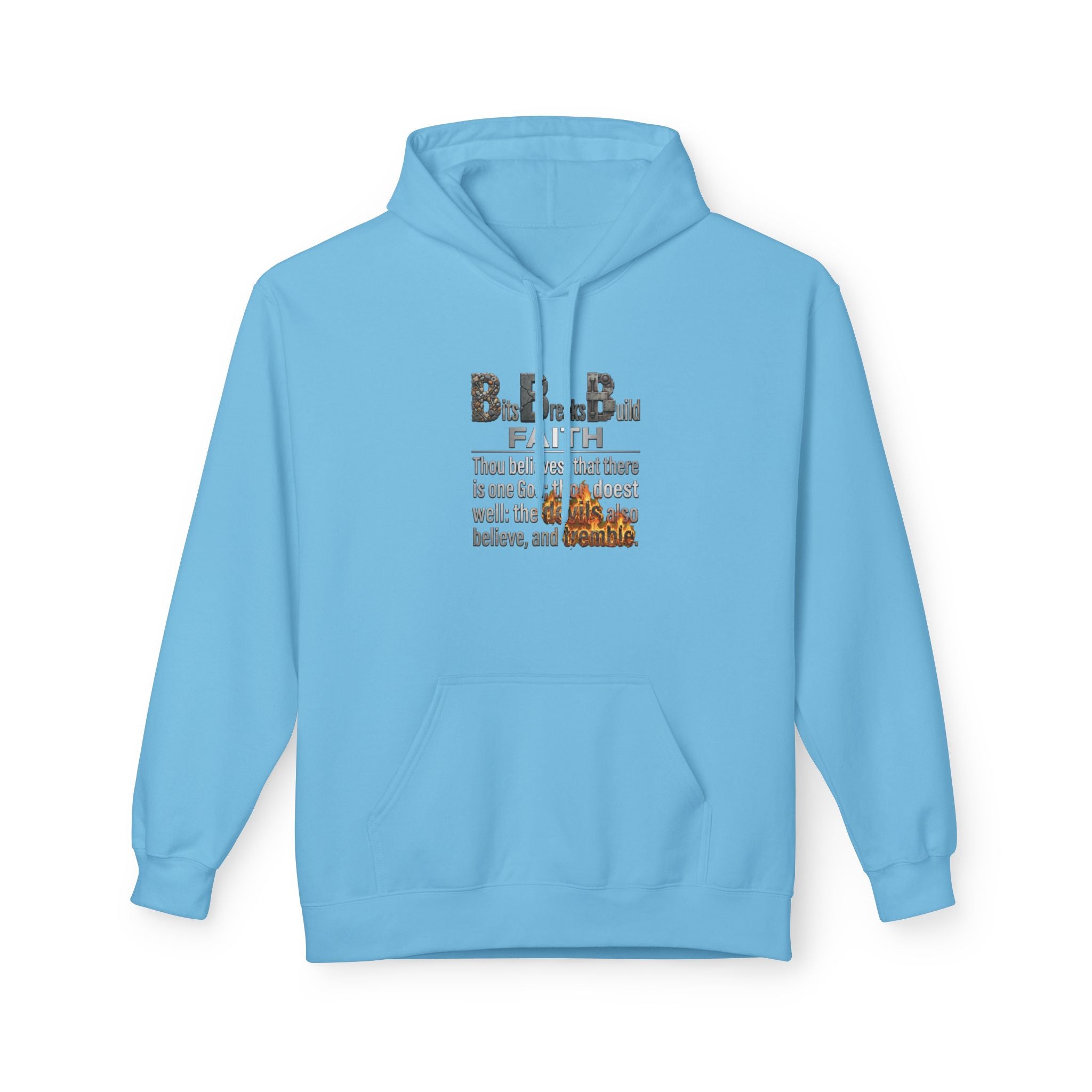 Faith Hoodie | James 2:19 "Thou Believest" Christian Scripture Pullover | ST. VON'S FLAIR