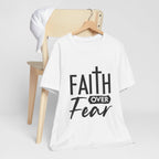 Faith over Fear Unisex Jersey Short Sleeve Tee