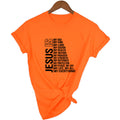 Christian Pull-Over Jesus Is Everything Short Sleeve Youth Vintage Tops T -Shirt