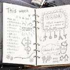 Youth Daily Journal Star Code Journal Book Children's Diary Gift with Safety Lock