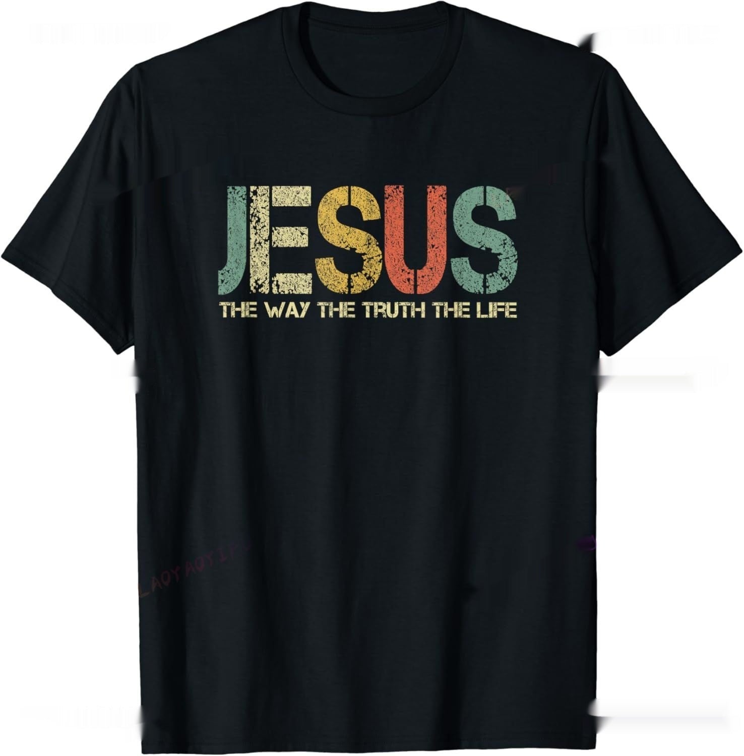 Christian T Shirt Jesus Pull-over The Way Truth Women Men Kids