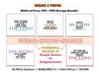 Guidance & Purpose | Biblical Verse Digital Design Bundle (PNG & SVG)