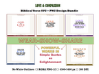 Love & Compassion | Biblical Verse Digital Design Bundle (PNG & SVG)