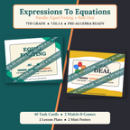 Expressions And Equations Bundle | Expressions To Equations | 7th Grade | ST. VON'S FLAIR