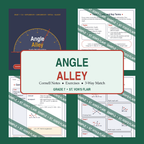 Angle Alley: Angle Relationships Cornell Notes and 3-Way Match | ST. VON'S FLAIR