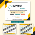 One-Step Equations and Inverse Operations Task Cards | Inverse Moves | 6th Grade | ST. VON'S FLAIR