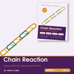 Chain Reaction: Rational Number Operations Practice | ST. VON'S FLAIR