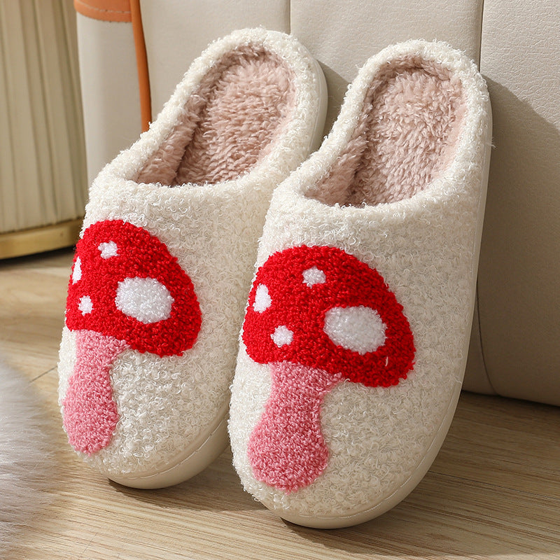 Women's Home Slippers Fashion Plush House Shoes For Hearts of  Love