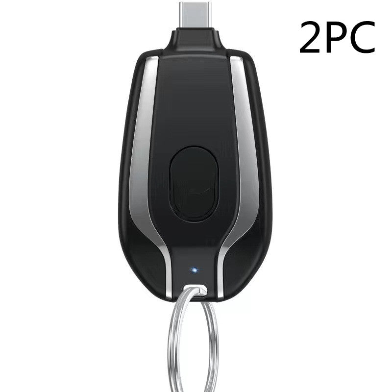 Portable Keyring Power Bank 1500mAh Wireless Emergency Telescopic Charger | ST VON'S FLAIR