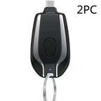 Portable Keyring Power Bank 1500mAh Wireless Emergency Telescopic Charger | ST VON'S FLAIR