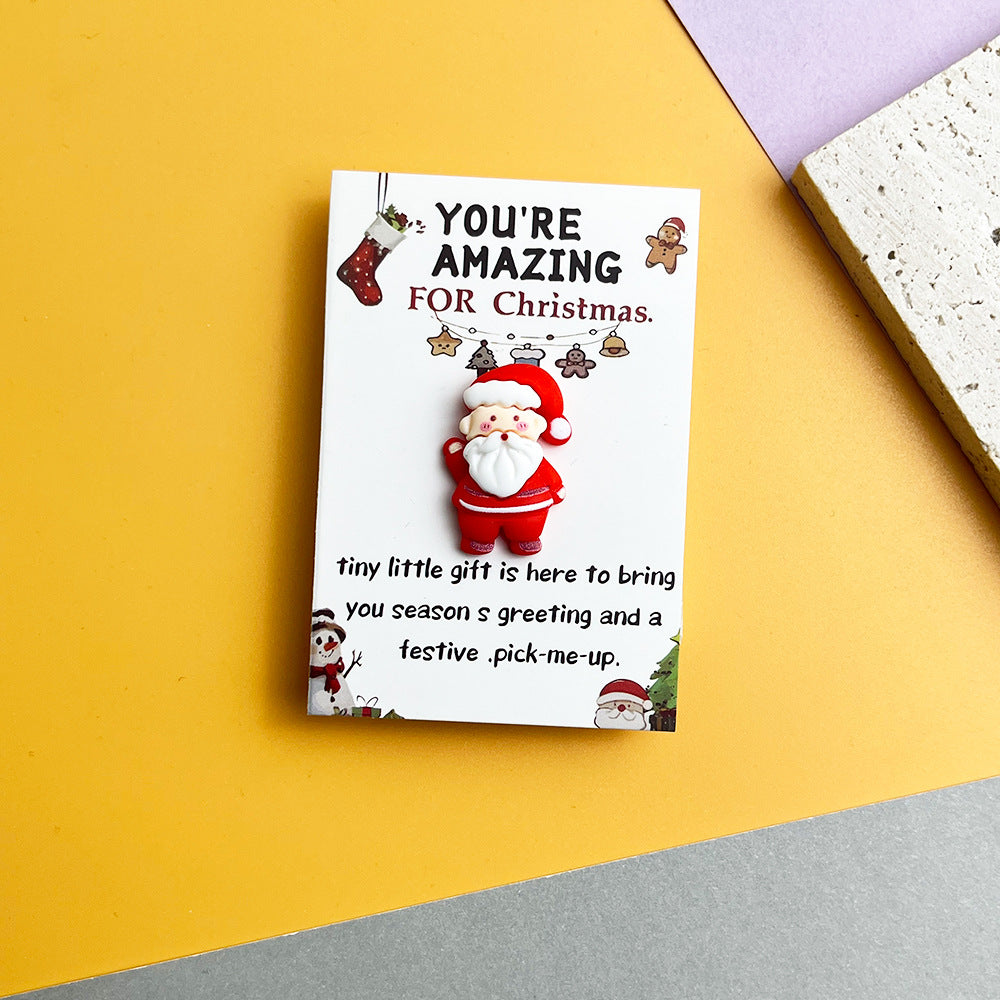 DIY Christmas Resin Jewelry Accessories -Blessing Card Santa & Holiday Charms | ST. VON'S FLAIR