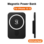 Mini Magnetic Power Bank 5000mAh | Wireless iPhone Charger | ST. VON'S FLAIR